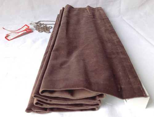 New brown velvet - new,