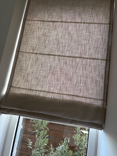 Roman blinds for long narrow