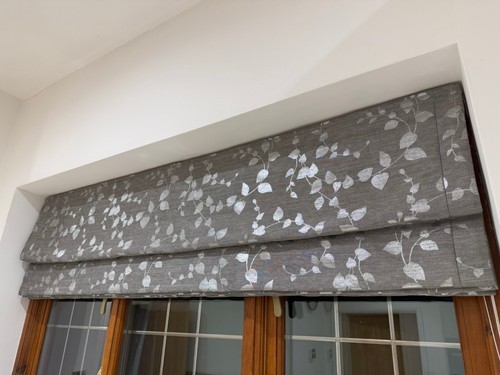 Roman blind silver metallic - in, silver/metallic