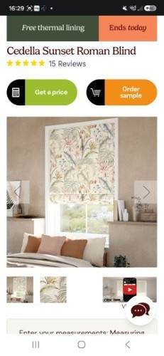 Blinds roman - go,