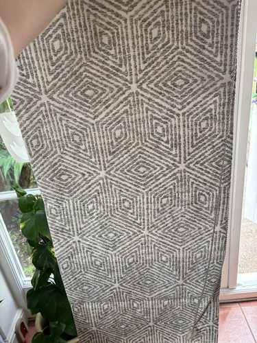 Grey and cream roman blinds - grey,