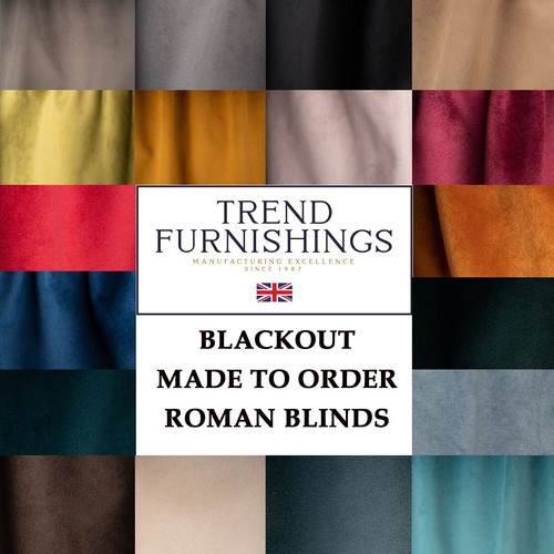 Velvet roman blinds made to - blinds,