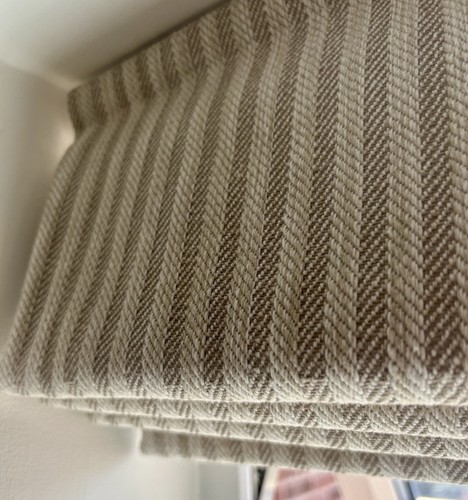 Dunelm beige cream roman blind - beige/cream,