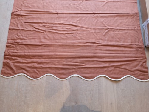 Gotain terracotta scalloped