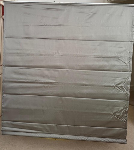 Blinds direct grey satin roman - blinds,
